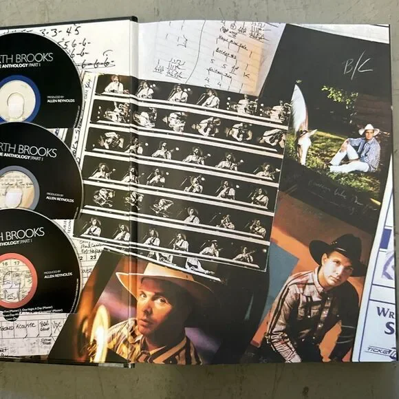 GARTH BROOKS: The Anthology Part 1, 5-CDs 50 Songs 240‎ Page Book Country - Picture 5 of 7